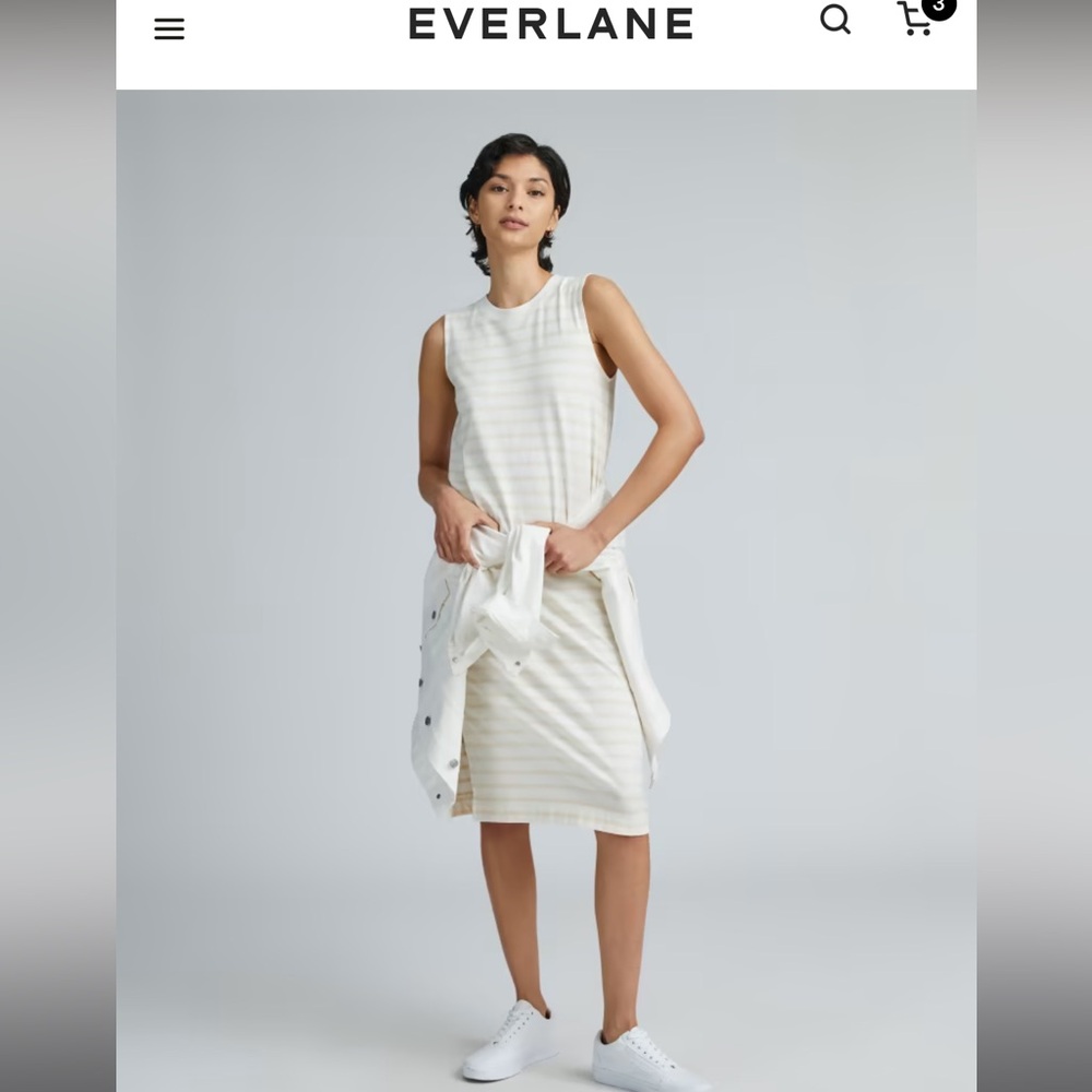 Everlane organic cotton weekend tank dress